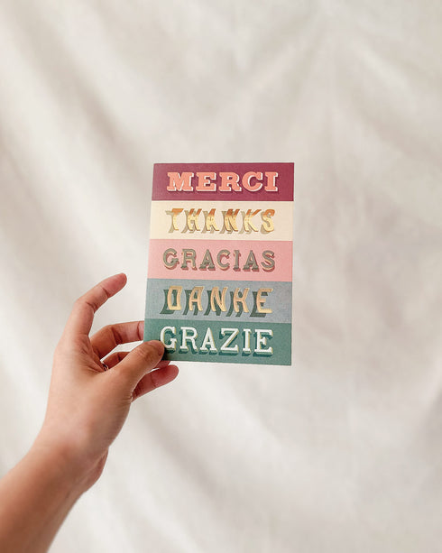 All the Thanks Card